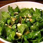 Ensalada de espinacas