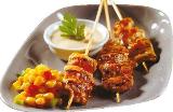 Brochetas con sabor a mar
