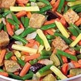 Salteado campestre de verduras